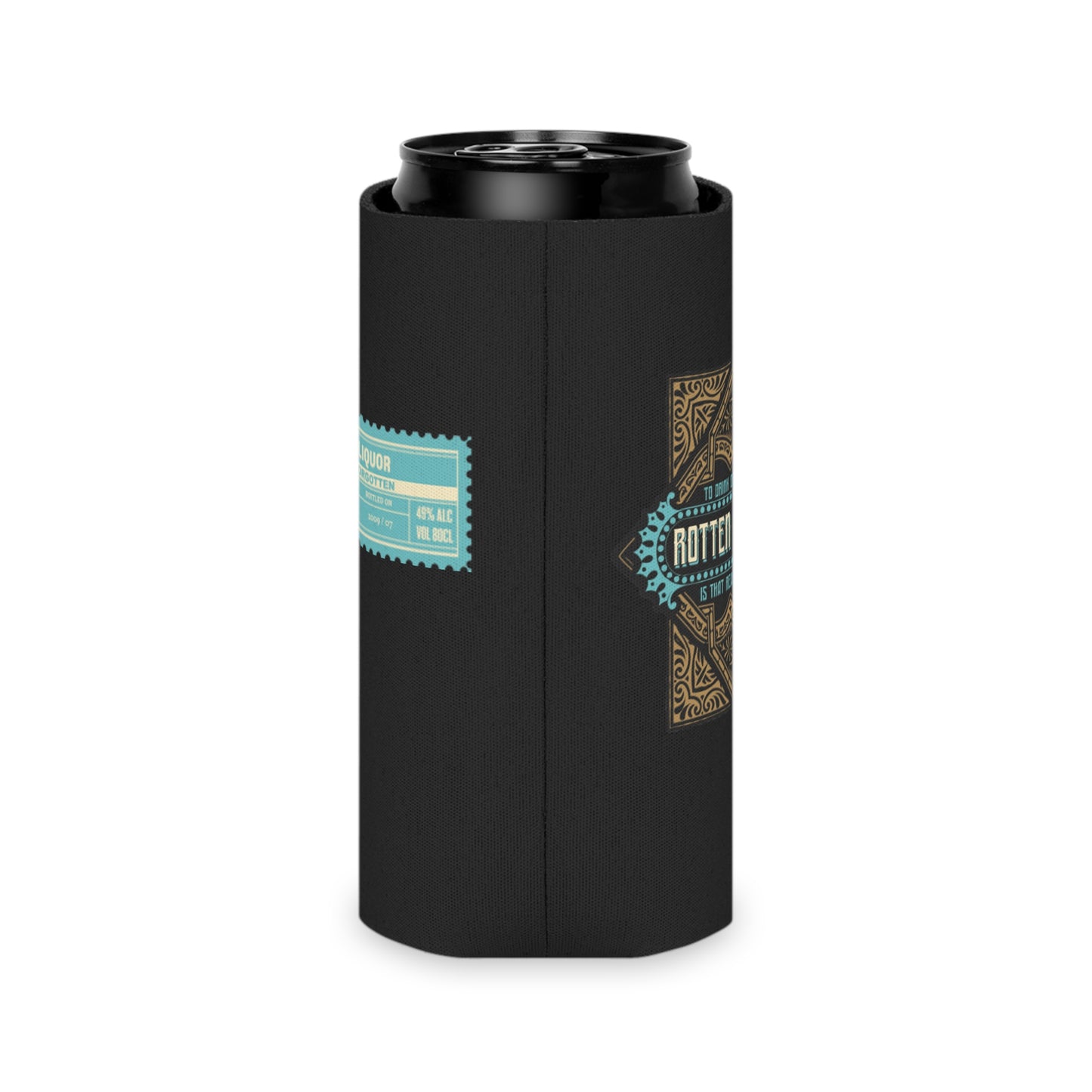Rotten Pleasure Liquor Label Koozie