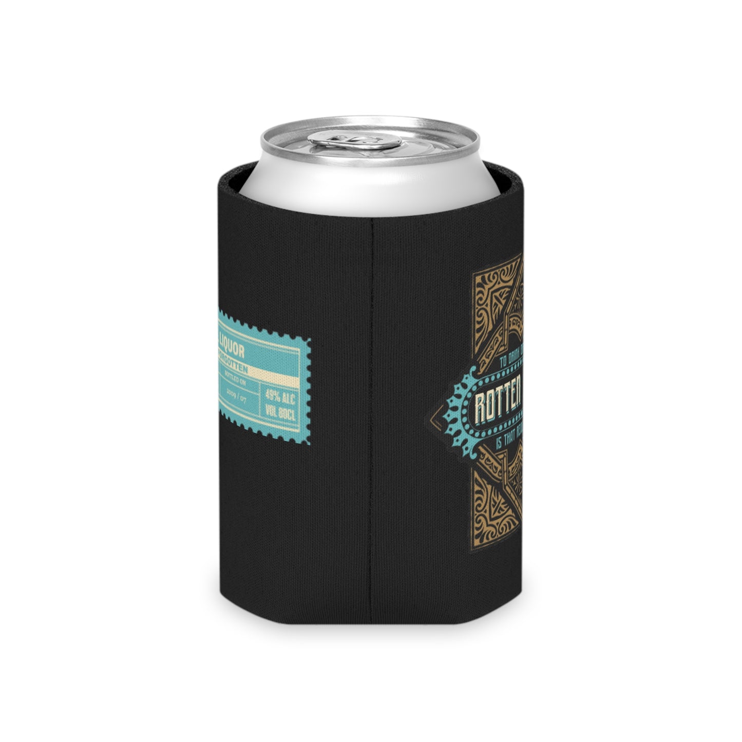 Rotten Pleasure Liquor Label Koozie