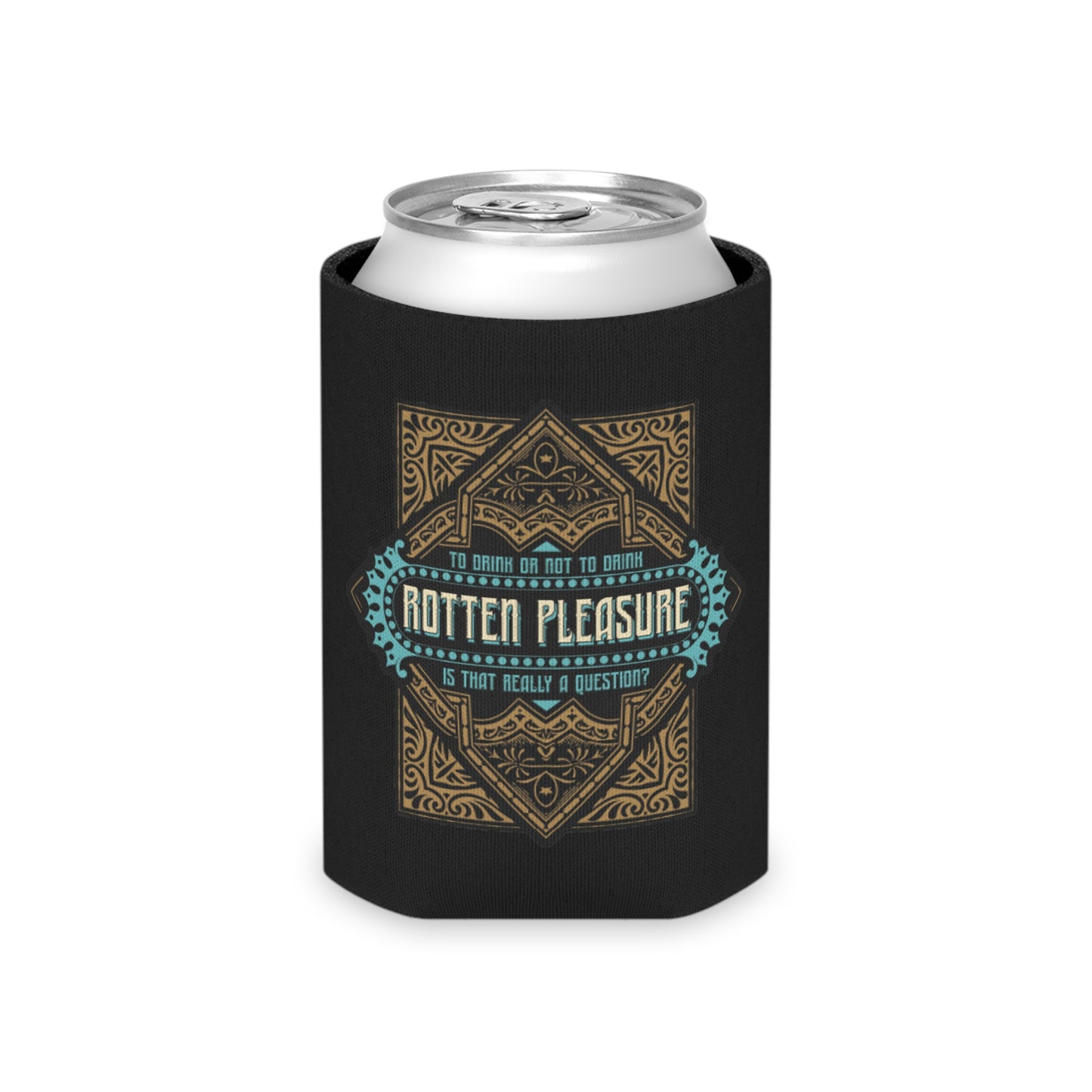 Rotten Pleasure Liquor Label Koozie