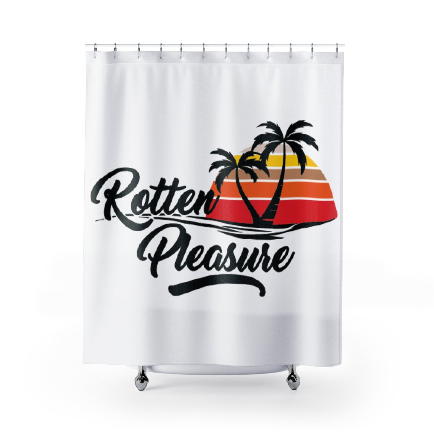 RTTN Pleasure Sunset Shower Curtain