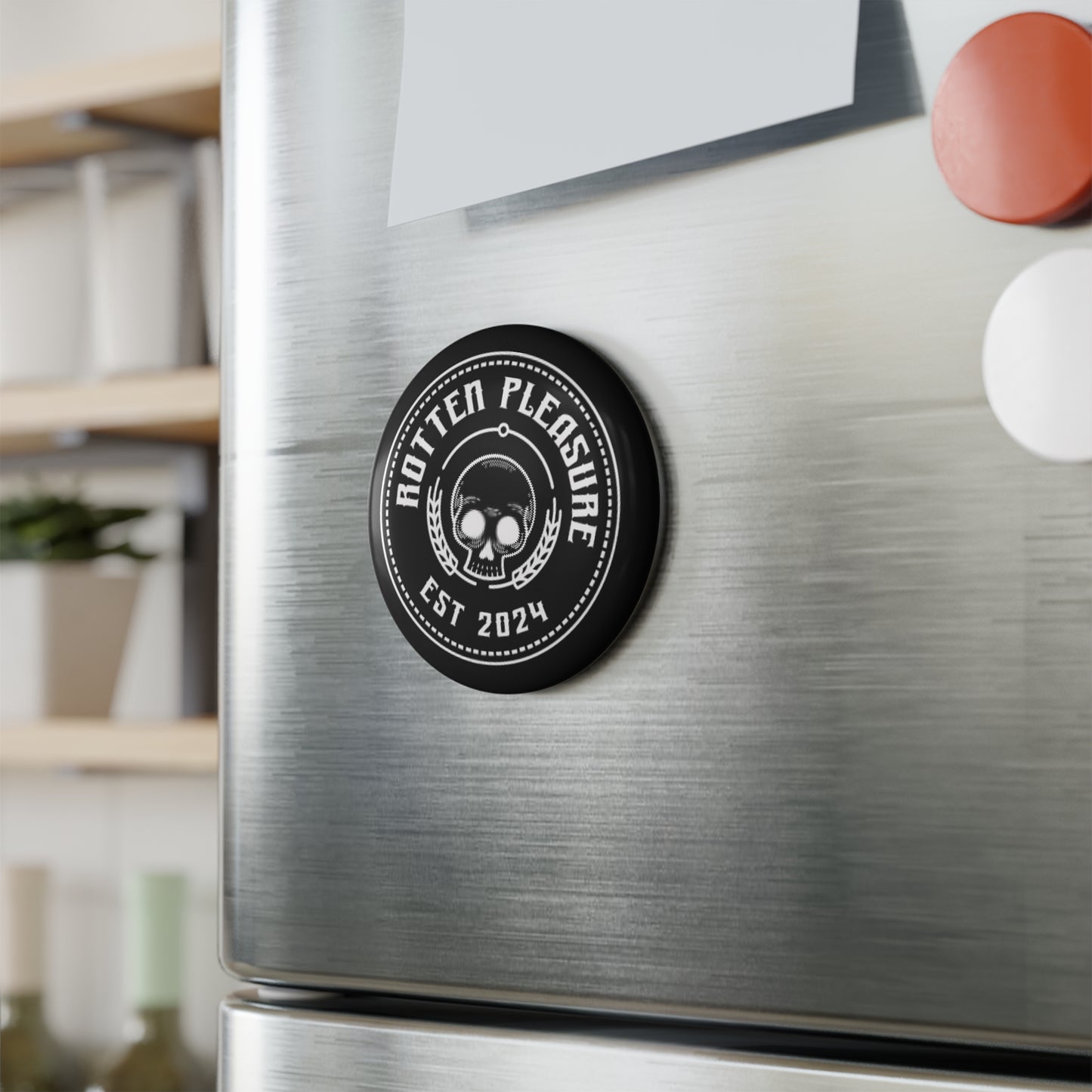 Rotten Pleasure Button Magnet