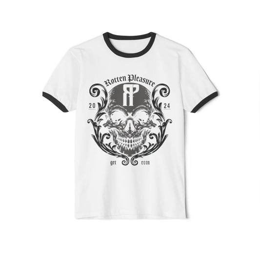 Rotten Pleasure Flourish Ringer Tee